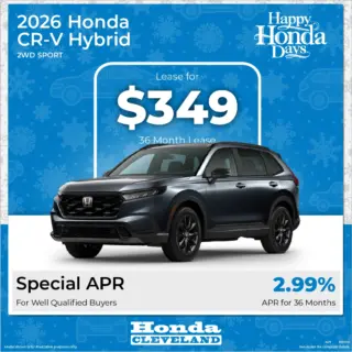 Exclusive 2026 Honda CR V Hybrid Lease Deal Honda Of Cleveland Cleveland