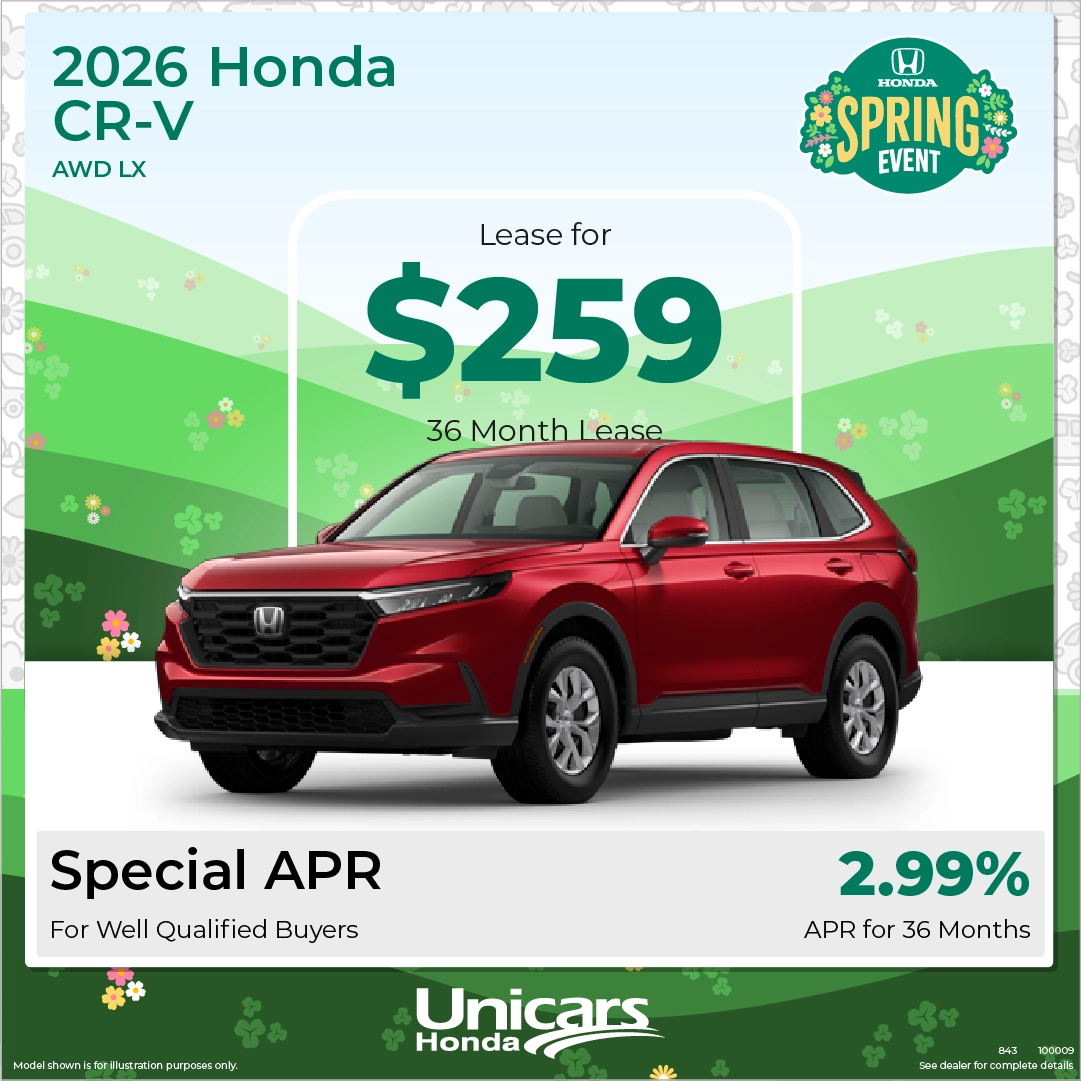 honda cr v 2026 lease offers