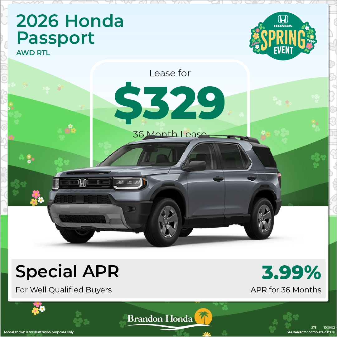 New 2026 Honda Passport For Sale In Tampa Brandon Honda