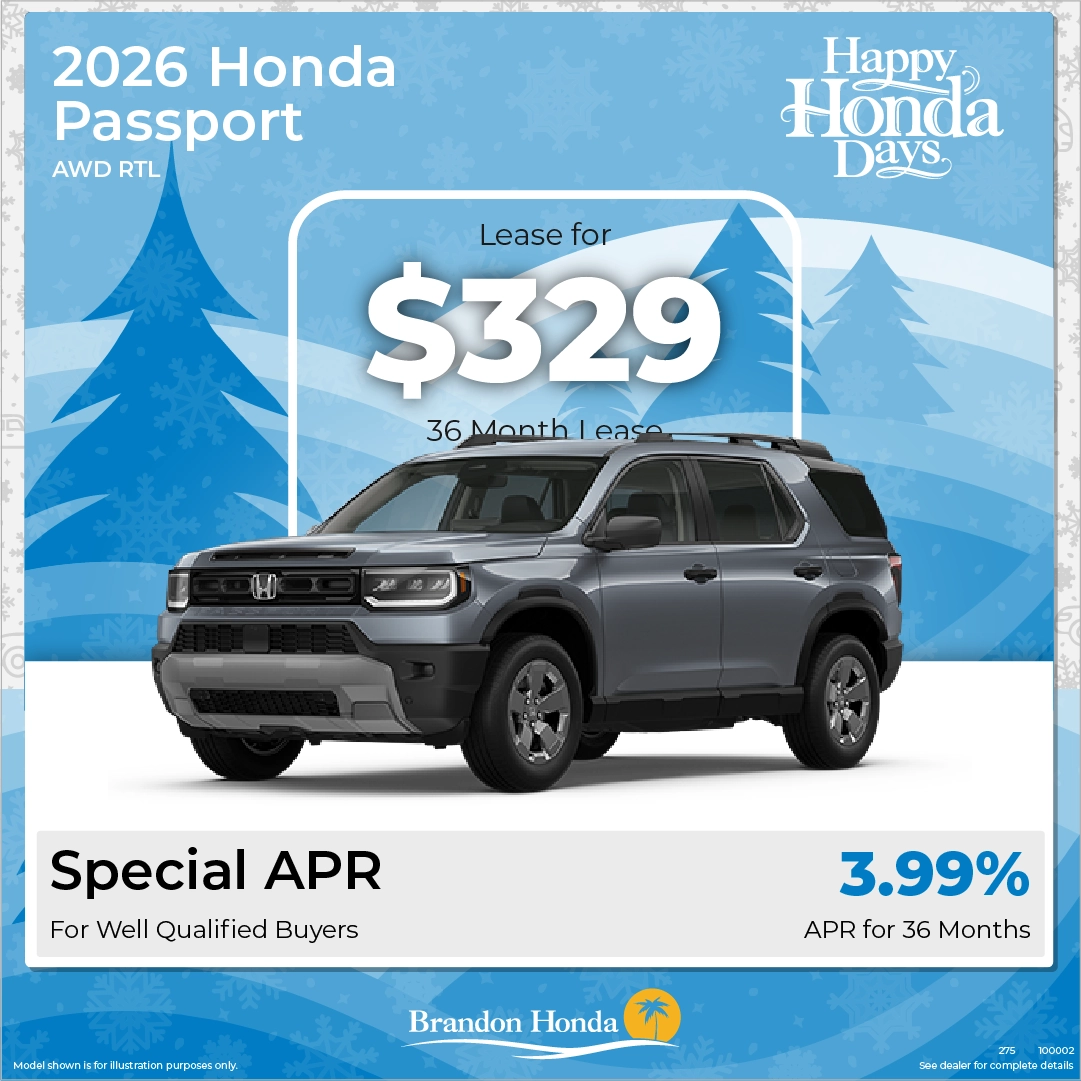 New 2026 Honda Passport For Sale In Tampa Brandon Honda