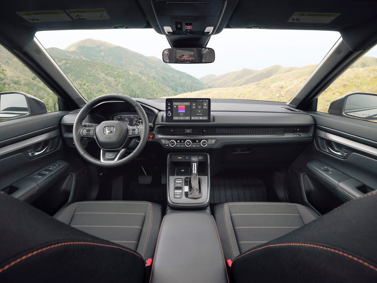 View Interior Photos Of The 2026 Honda CR V Hybrid TrailSport